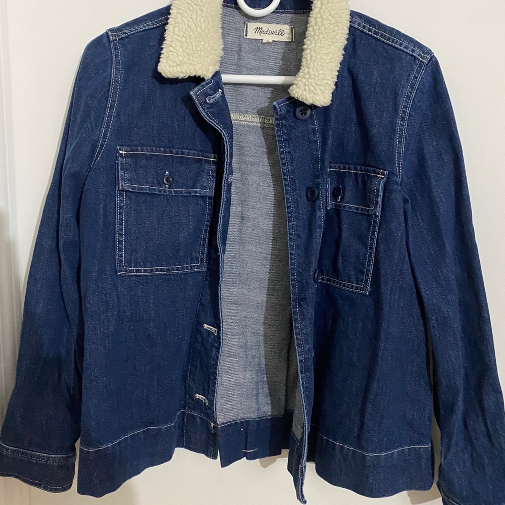 madewell light denim jacket!!